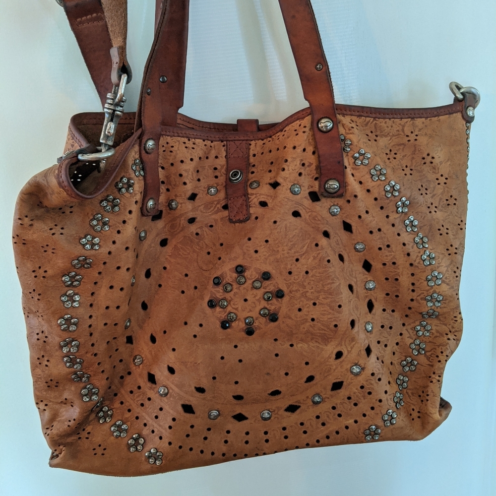 Free People Leather Studded Bag